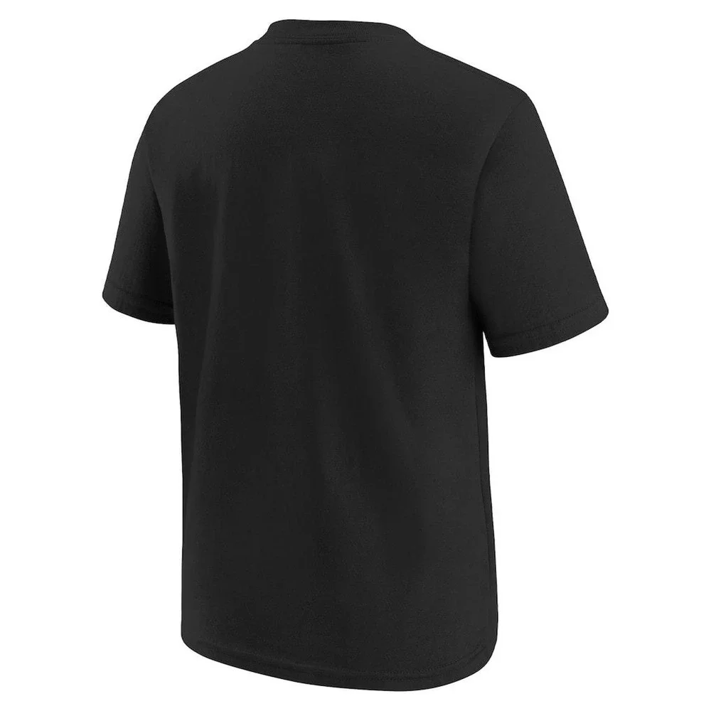 Nike Cincinnati Bengals Football Youth Shirt Black Orange Logo Tee Size M NWT‎